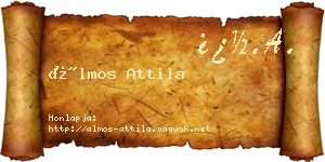 Álmos Attila névjegykártya
